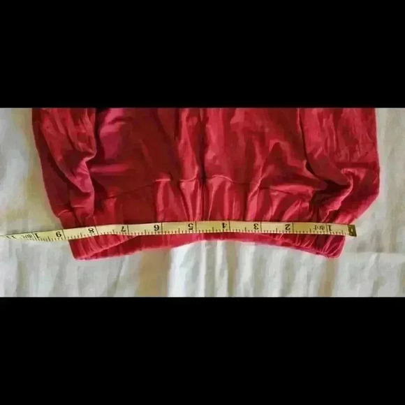 Comfortable Stretchy Red Lounge Pants - Picture 7 of 7